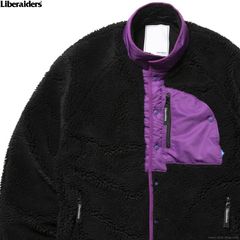 SALE 10��OFF LIBERAIDERS RETRO PILE FLEECE JACKET (BLACK) #77008