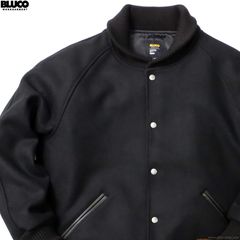 BLUCO HEAVY MELTON PHARAOH COAT (BLACK) [157-34-009]