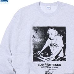 RADIALL E=MC2 - CREW NECK SWEATSHIRT L/S (FADED ASH GRAY) [RAD-25MW-CUT004]