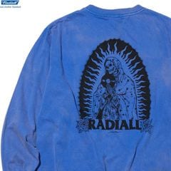 RADIALL GUIDANCE - CREW NECK T-SHIRT L/S (FADED BLUE) [RAD-26NYM-CUT001]