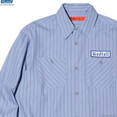 RADIALL VOX - REGULAR COLLARED SHIRT L/S (SAXE BLUE) [RAD-25MW-SH001]