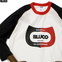 BLUCO �ɥ饤���åȥ� �饰���3/4���꡼�� T����� - Champ - (WHITE-RED) [161-12-023]