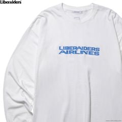 LIBERAIDERS AIRLINE L/S TEE (WHITE)