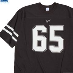 RADIALL HOOD - FOOTBALL SHIRT S/S (BLACK) [RAD-26SS-CUT009]