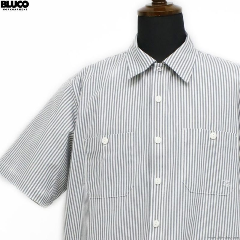 BLUCO ����������ɥ������� S/S -Stripe- (IVORY) [163-21-118]