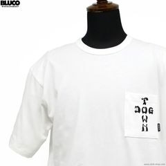 BLUCO DOGTOWN��BLUCO �ݥ��å�T����� -Logo- (WHITE) [163-22-030]