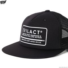 EVILACT EVILACT MESH CAP (BLACK) [EA26-ACT1-C04]