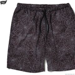 EVILACT SPIDERWEB EZ SHORTS (BLACK WEB) [EA26-ACT1-P07]