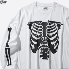 CLUCT BONE (WHITE) [L/S W TEE] 05195