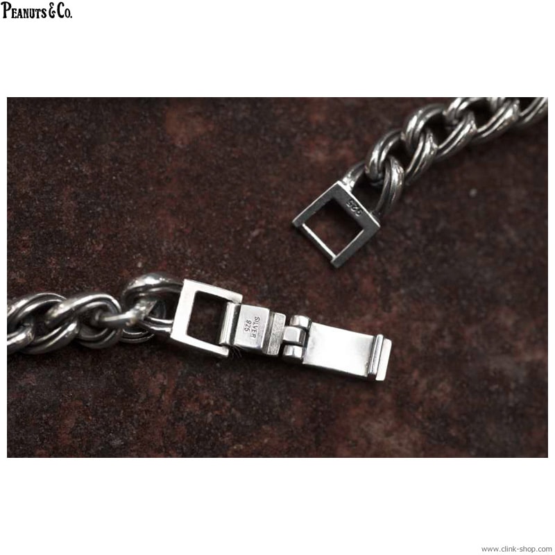 CLINK｜PEANUTS & CO. SNAKE PLATE BRACELET (SLIVER)｜東京