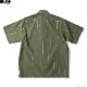 BLUCO STANDARD WORK SHIRT S/S (OLIVE.STP) [0108-3A01]