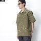 BLUCO STANDARD WORK SHIRT S/S (OLIVE.STP) [0108-3A01]