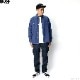 BLUCO 8OZ DENIM WORK SHIRTS (MEDIUM INDIGO) [145-11-001]