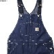 CARHARTT WIP BIB OVERALL (BLUE ONE WASHED)