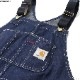 CARHARTT WIP BIB OVERALL (BLUE ONE WASHED)