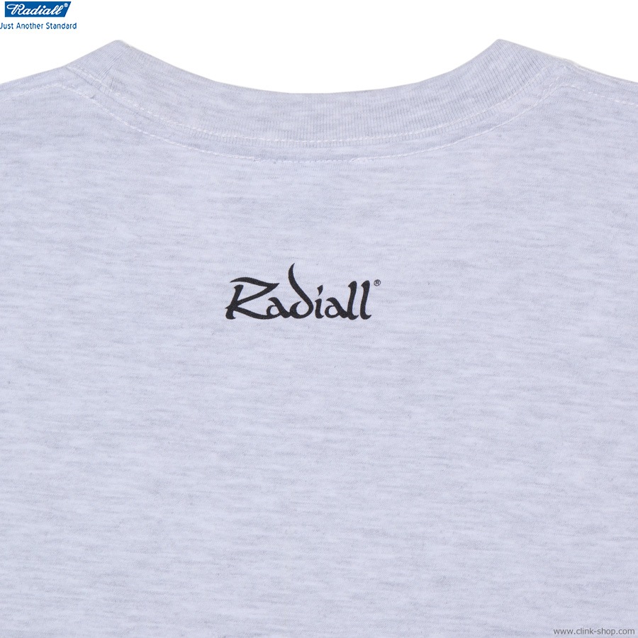 RADIALL LOVE BEER - CREW NECK T-SHIRT S/S (ASH GRAY) [RAD-25SS-TEE013]
