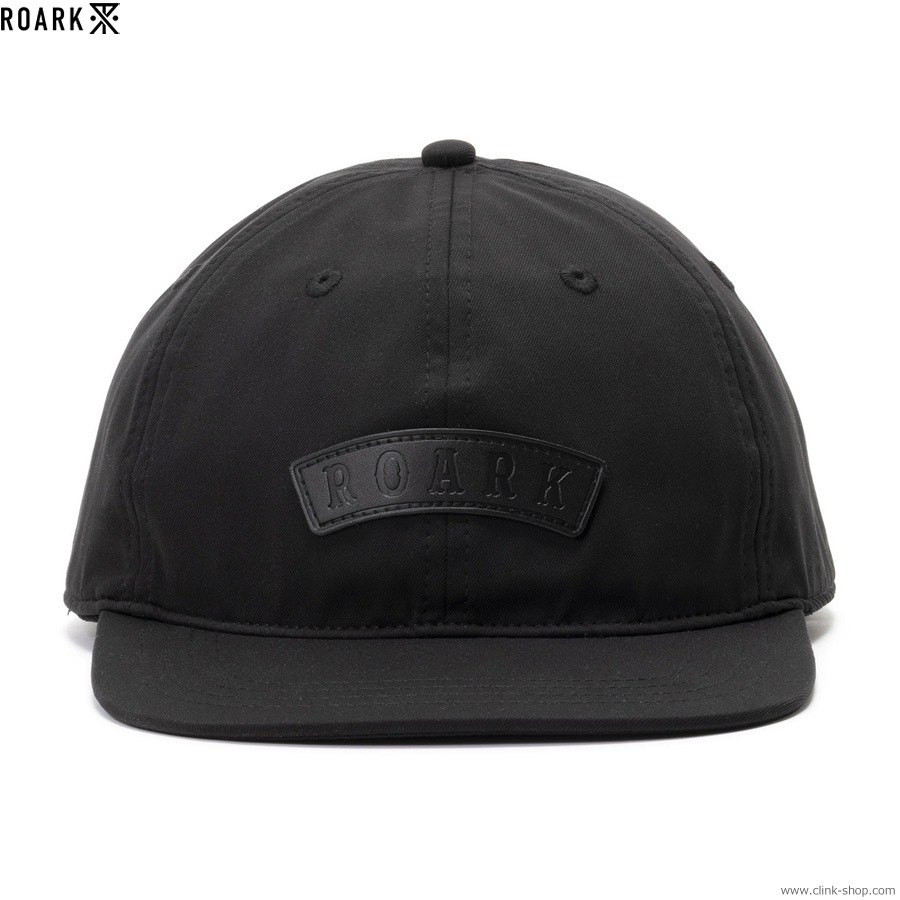 ROARK REVIVAL RESISTANT TWILL 6PANEL CAP - HIGH (BLACK)