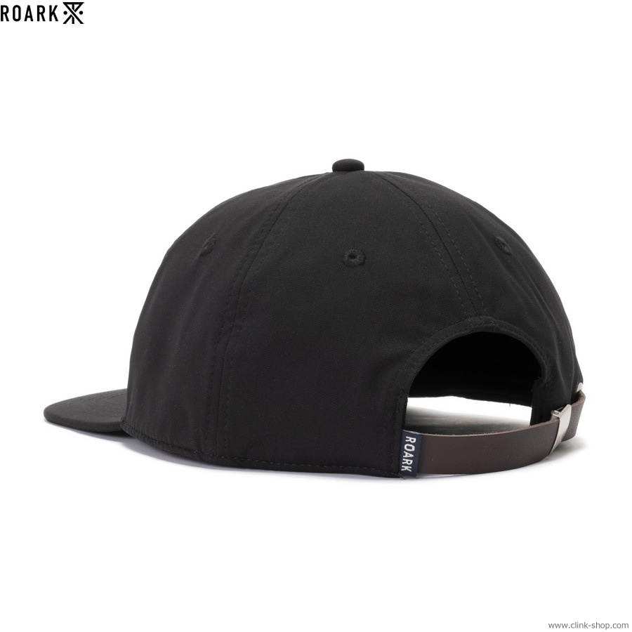 ROARK REVIVAL RESISTANT TWILL 6PANEL CAP - HIGH (BLACK)