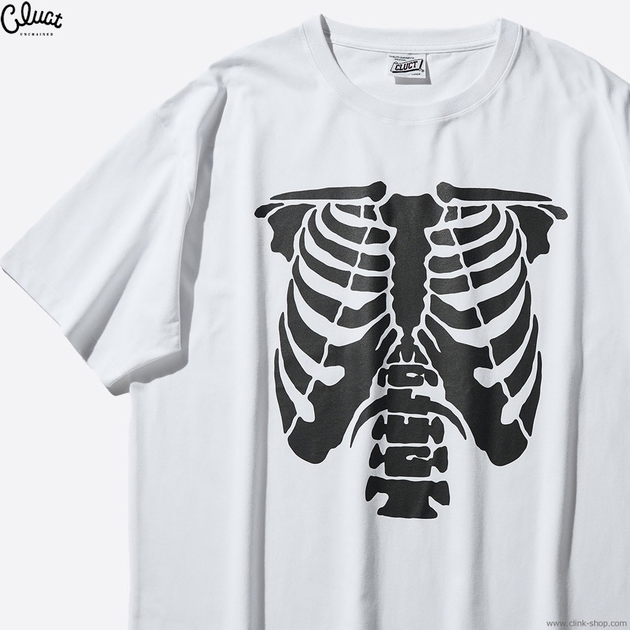 CLUCT BONE [S/S W TEE] (WHITE)