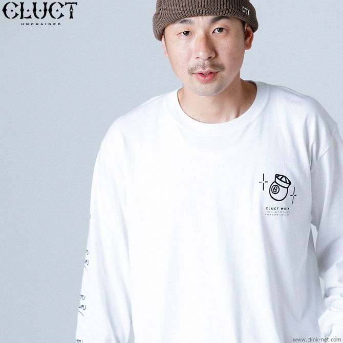 CLUCT CC-RISEABOVE L/S (WHITE) #03074