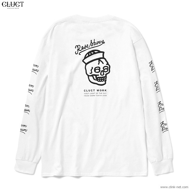 CLUCT CC-RISEABOVE L/S (WHITE) #03074