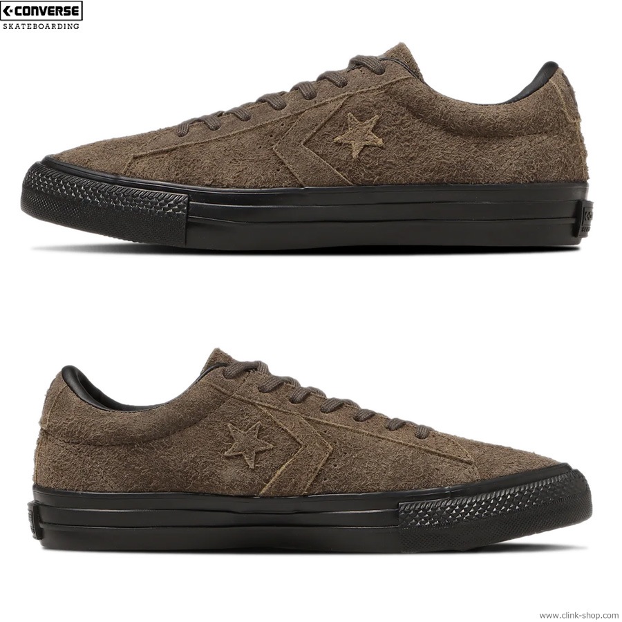 CONVERSE SKATEBOARDING "+ SERIES" PRORIDE SK OX + (DK.BROWN/BLACK)