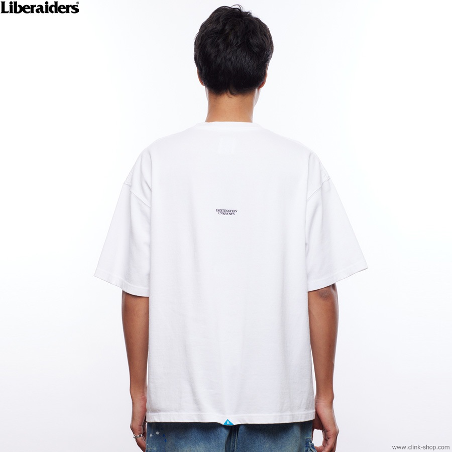 LIBERAIDERS HEAVY WEIGHT POCKET TEE (WHITE) #71605