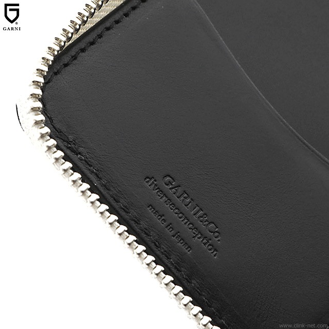 CLINK｜GARNI SLICK ZIP FOLD WALLET - BLACK [GL19015]｜東京・吉祥寺