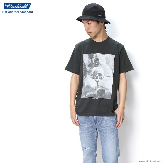 RADIALL SAME MOON - CREW NECK T-SHIRT (BLACK)