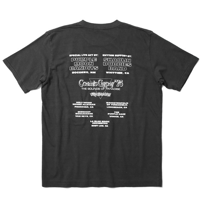 RADIALL SAME MOON - CREW NECK T-SHIRT (BLACK)