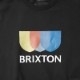 BRIXTON ALTON STRIPE S/S STANDARD TEE (BLACK)