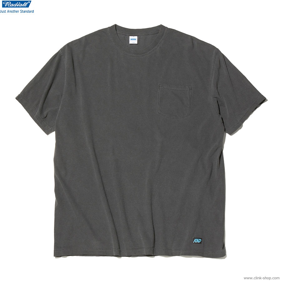 RADIALL FLASH - CREW NECK T-SHIRT S/S (INK BLACK) [RAD-24SS-TEE013]