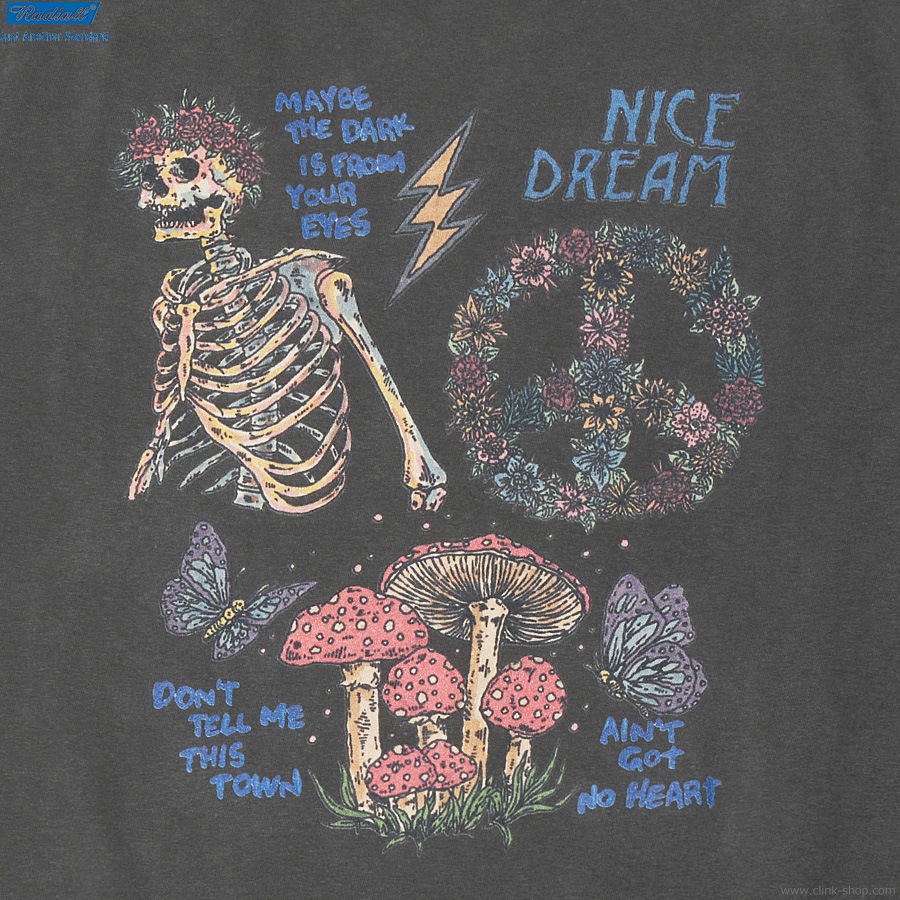 RADIALL FLASH - CREW NECK T-SHIRT S/S (INK BLACK) [RAD-24SS-TEE013]