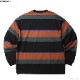 CARHARTT WIP L/S SUNDLING T-SHIRT (SUNDLING STRIPE DEEP H.BROWN)