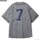 LIBERAIDERS CHAMBRAY BASEBALL SHIRT (BLACK)