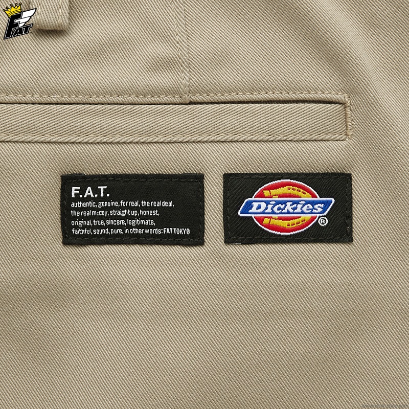 FAT×Dickies SLACKIES BEIGE CLINK｜F.A.T. × Dickies 