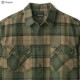 BRIXTON BOWERY L/S FLANNEL (EVERGREEN)