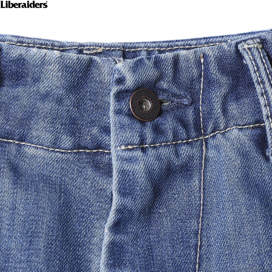 CLINK｜LIBERAIDERS DENIM PAINTER SARROUEL PANTS (INDIGO) #75703