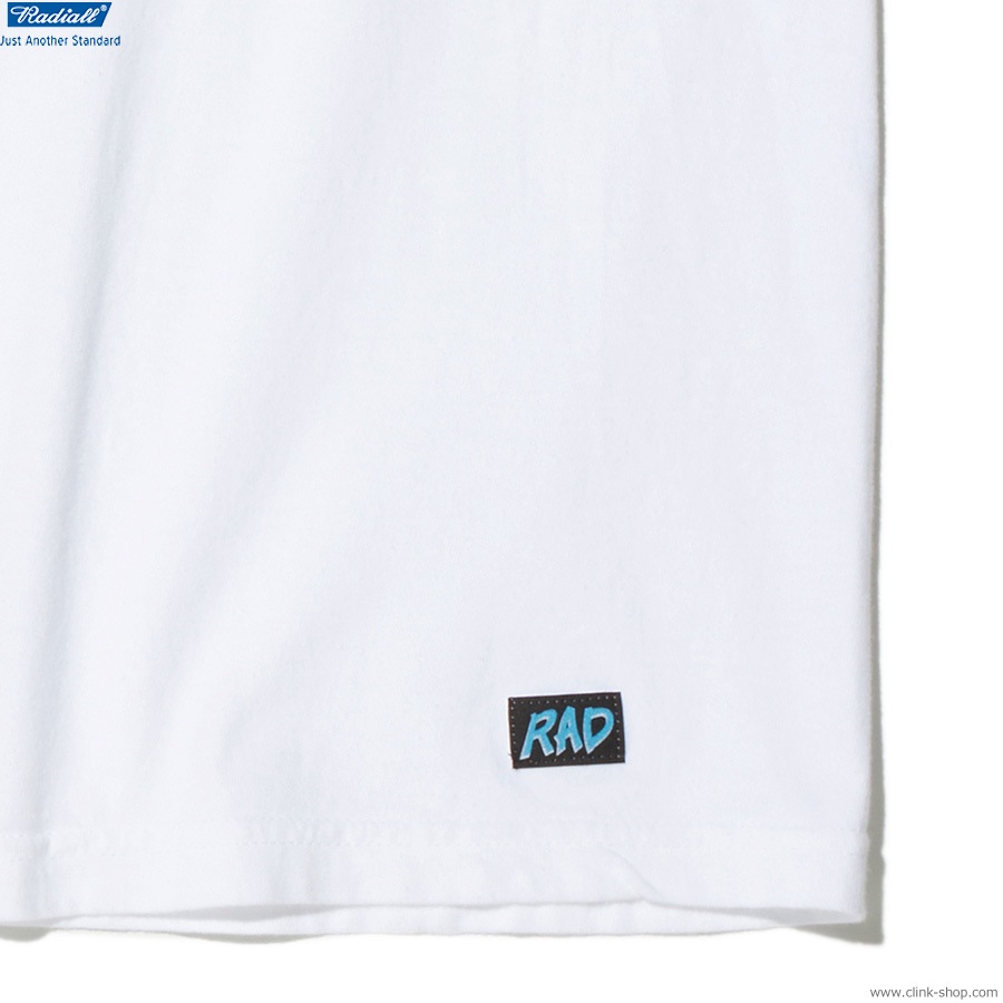 RADIALL FLASH - CREW NECK T-SHIRT S/S (WHITE) [RAD-24SS-TEE013]