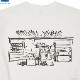 RADIALL TRUE DEAL POT - CREW NECK T-SHIRT L/S (WHITE) [RAD-24AW-CUT010]
