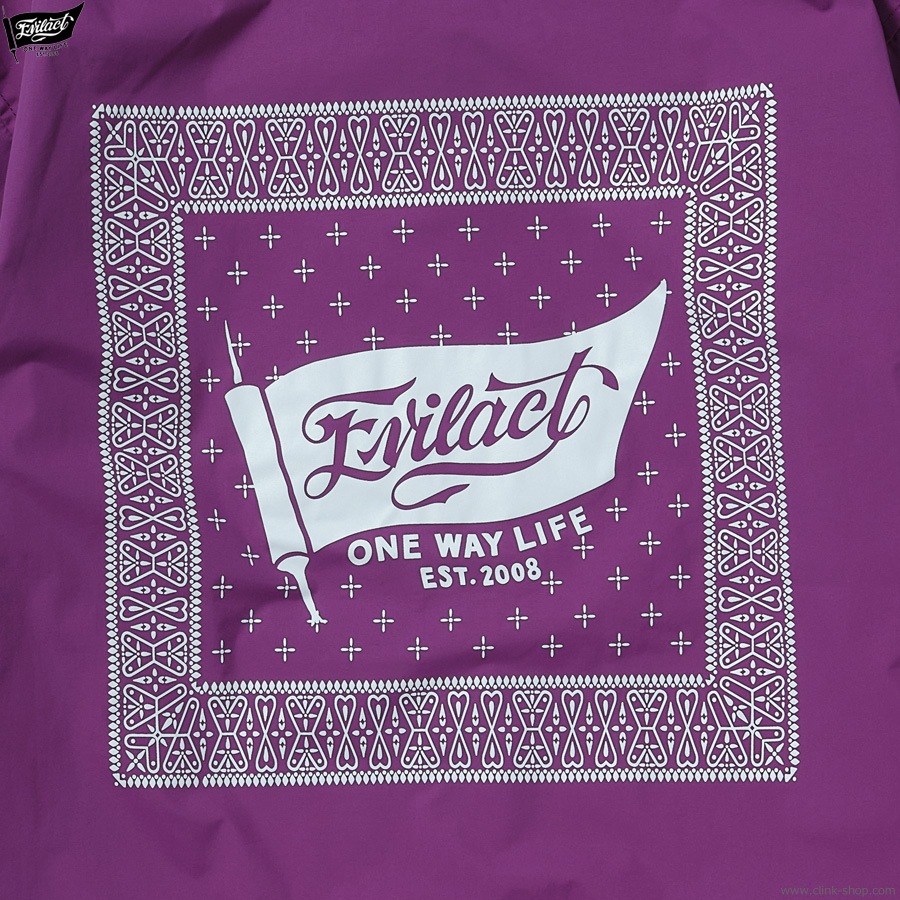 EVILACT BANDANA COACH JKT (PURPLE) [EA26-ACT1-J03]
