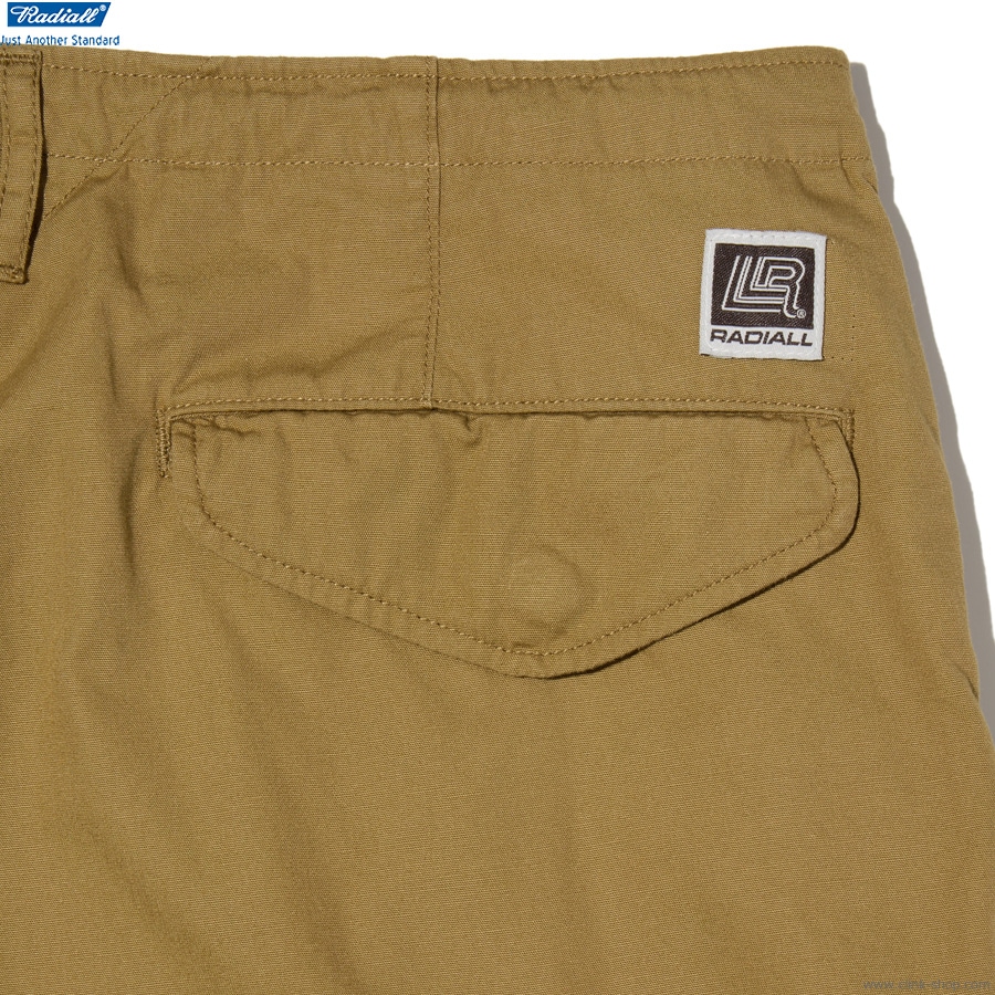 RADIALL CLAN - WIDE FIT CARGO PANTS (MIL KHAKI) [RAD-26SS-PT003]
