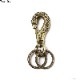 PEANUTS & CO. HORSE KEY HOOK MEDIUM (BRASS)