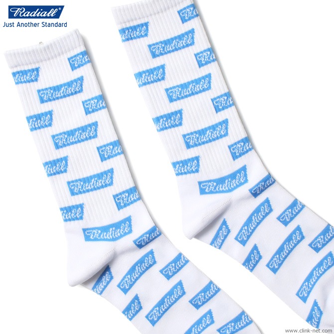 RADIALL 2PAC SOX - FLAGS LONG (WHITE)