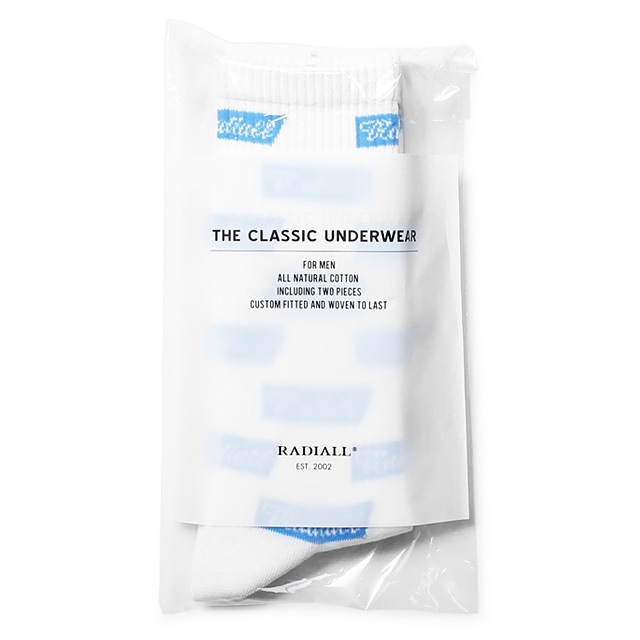 RADIALL 2PAC SOX - FLAGS LONG (WHITE)