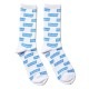 RADIALL 2PAC SOX - FLAGS LONG (WHITE)