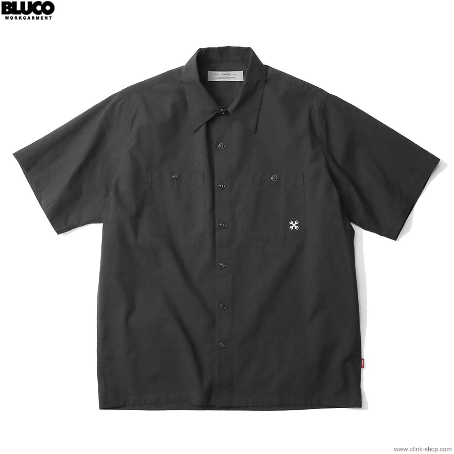 BLUCO STANDARD WORK SHIRT S/S (BLACK) [0108-3A01]