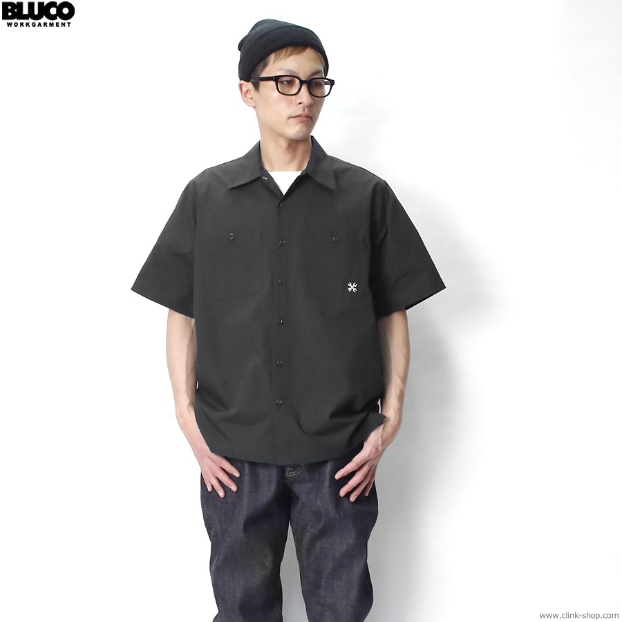 BLUCO STANDARD WORK SHIRT S/S (BLACK) [0108-3A01]