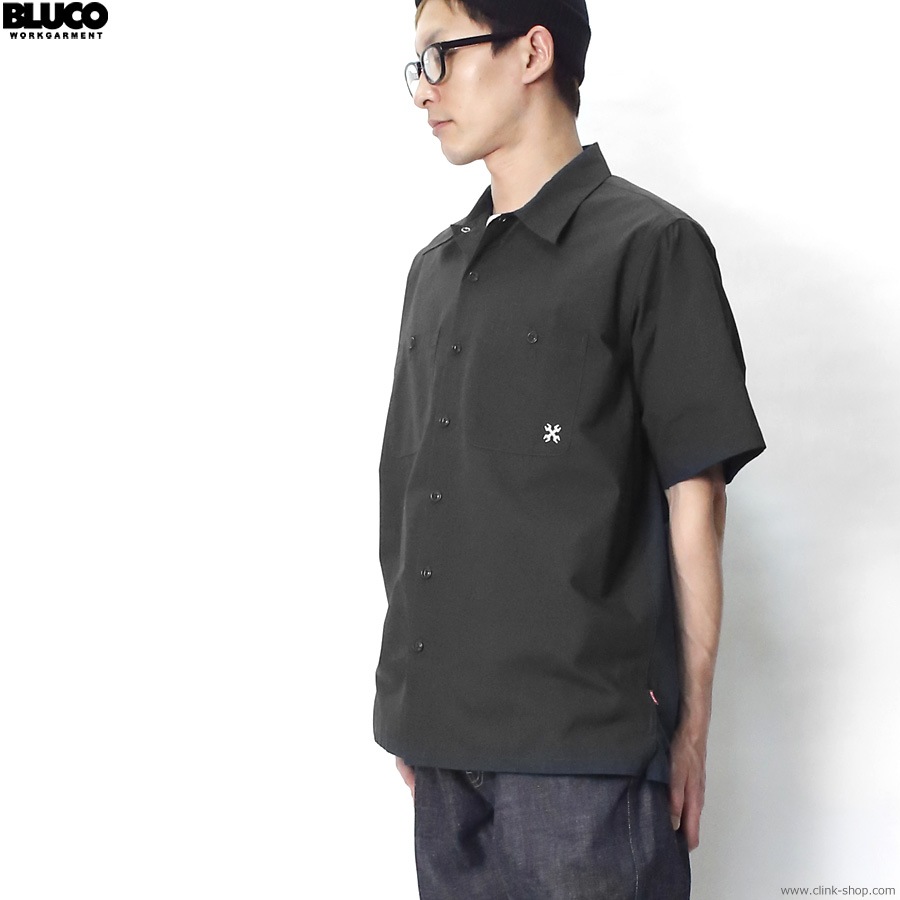 BLUCO STANDARD WORK SHIRT S/S (BLACK) [0108-3A01]