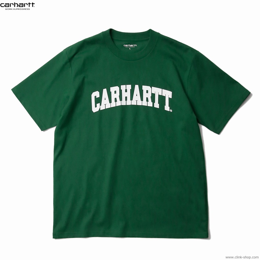 CARHARTT WIP S/S UNIVERSITY T-SHIRT (CHERVIL/WHITE)